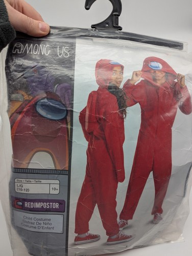 Red impostor hooded - hooded, jumpsuit