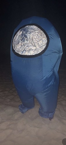 Among blue inflatable - blue,